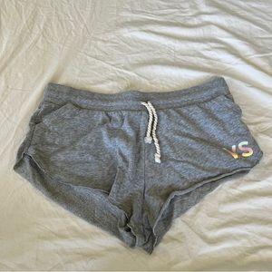 Victoria’s Secret lounge booty shorts with logo